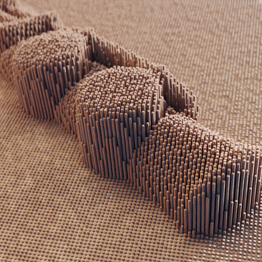 3D pinbox model of a flute.